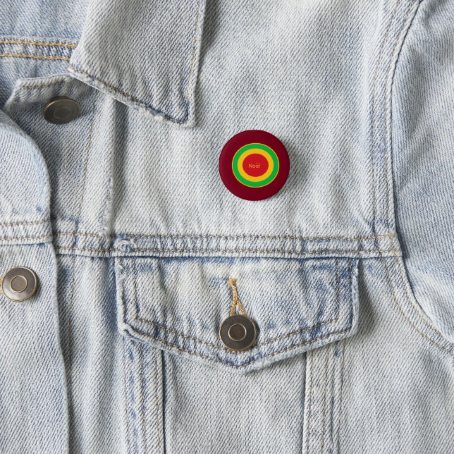 Französisches Weihnachten  Button (Beispiel)
