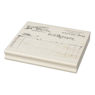 Französösischer Quittungsstempel Vintage-Gummistem Gummistempel
