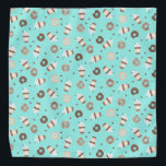 Frappuccino Kaffee Sprinkler Donut Muster Halstuch<br><div class="desc">Frappuccino Kaffee Sprinkler Donut Muster</div>