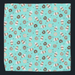 Frappuccino Kaffee Sprinkler Donut Muster Halstuch<br><div class="desc">Frappuccino Kaffee Sprinkler Donut Muster</div>