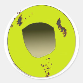 Frappy Runder Aufkleber