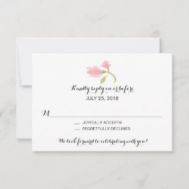Frarant Freesia Petals | HochzeitsrSVP RSVP Karte
