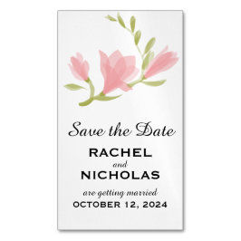 Frarant Freesia Petals | SAVE THE DATE Magnetische Visitenkarte