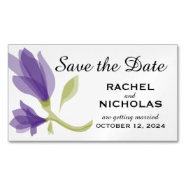 Frarant Freesia Petals | SAVE THE DATE Magnetische Visitenkarte