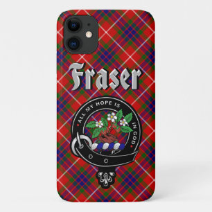 Fraser Clan Abzeichen & Tartan Phone Case