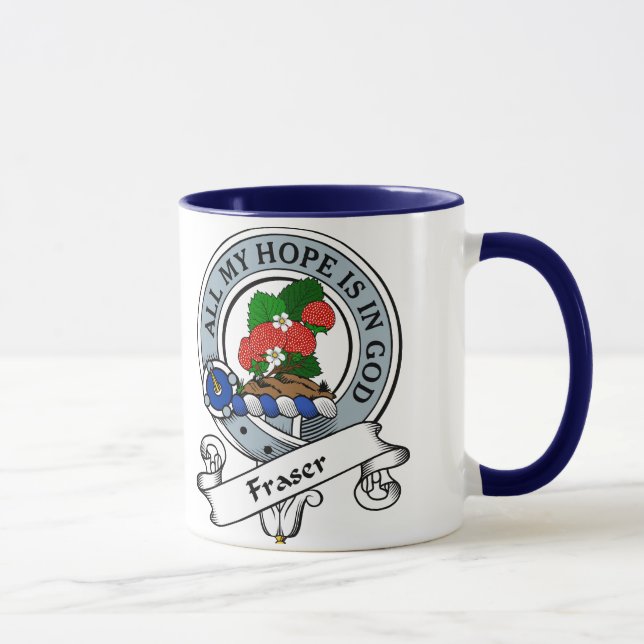 Fraser Clan-Abzeichen Tasse (Rechts)