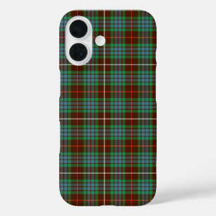 Fraser Clan Brown, Green and Blue Hunting Tartan iPhone 16 Hülle