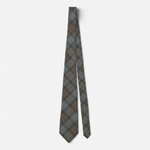 Fraser Clan Tartan Grau Blau Krawatte