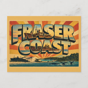 Fraser Coast Queensland Australien Küstenregion Postkarte