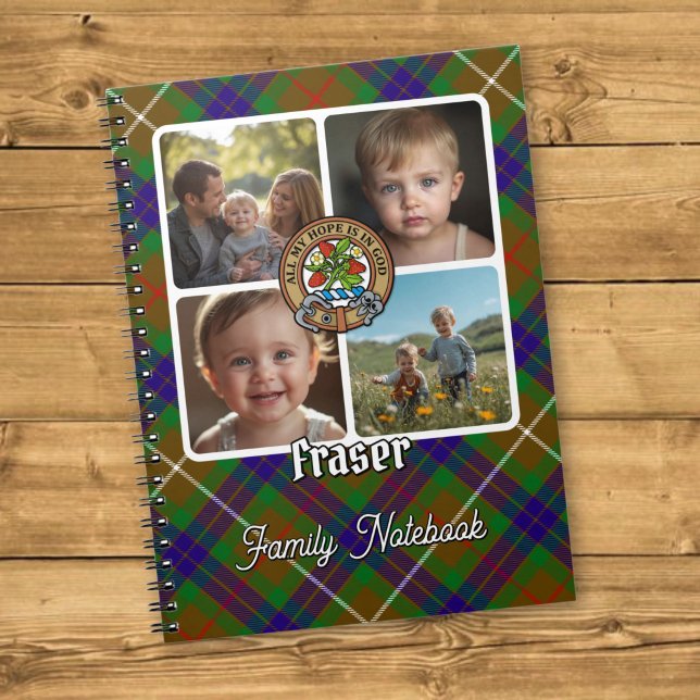 Fraser Familienfoto-Collage Notizblock (Von Creator hochgeladen)