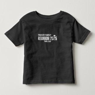 Fraser Family Wiedersehen 2025 Design 13 Kleinkind T-shirt
