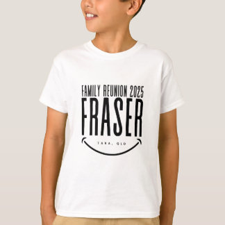 Fraser Family Wiedersehen 2025 Design 3 Kinder T - T-Shirt