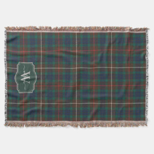 Fraser Hunting Tartan Schottischer Clan Plaid Mono Decke