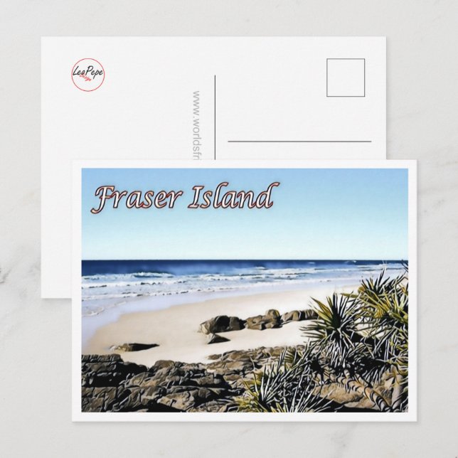 Fraser Island - Australien - Postkarte (Vorne/Hinten)