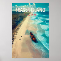 Fraser Island K'gari Australien Reisen Vintag