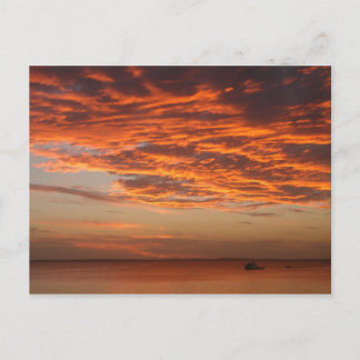 Fraser Island Sunset Postkarte