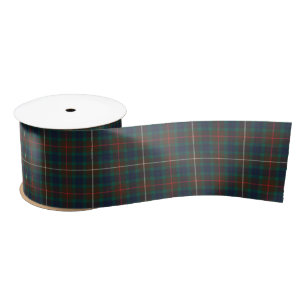Fraser Jagd Tartan Kariertes Muster Satinband