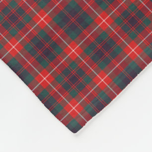 Fraser Lovat Rotund Marine-Blaumodernen Tartan Fleecedecke