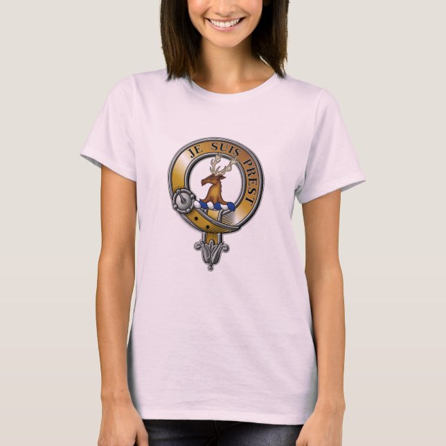 Fraser Lovat Wappen Abzeichen T-Shirt (Vorderseite)