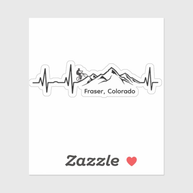 Fraser MTB Vinyl Sticker (Blatt)