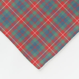 Fraser of Lovat Light Blue Ancient Clan Tartan Fleecedecke