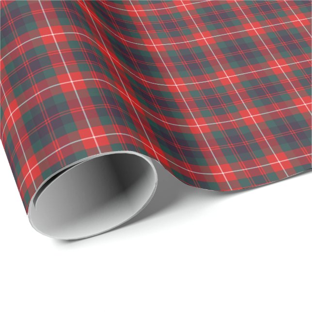 Fraser of Lovat Modern Clan Tartan Geschenkpapier (Rolleneckpunkt)