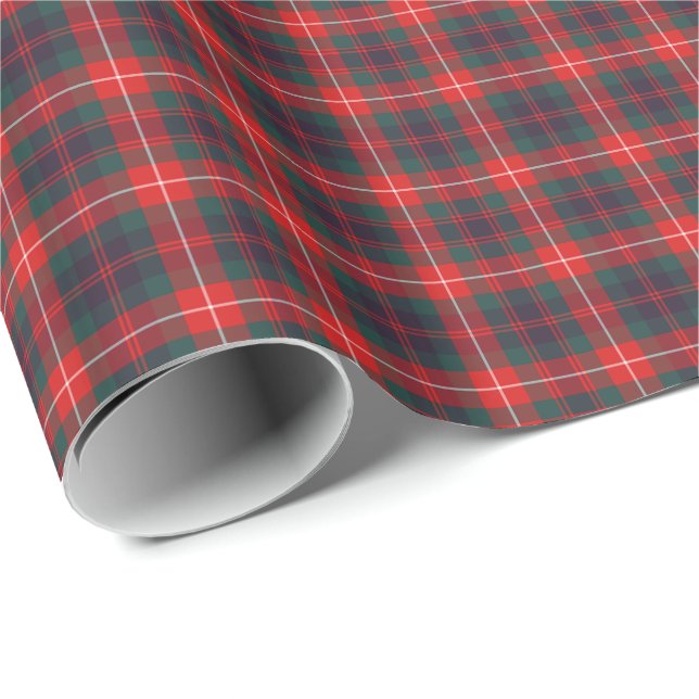 Fraser of Lovat Modern Clan Tartan Geschenkpapier (Rolleneckpunkt)