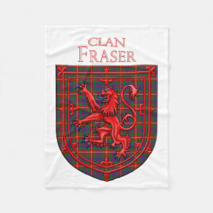 Fraser of Lovat Tartan Scottish Plaid Fleecedecke