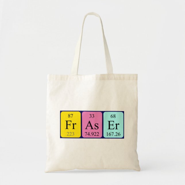 Fraser Periodenname Tasche (Vorne)