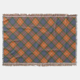 Fraser Red A Original Scottish Tartan Decke