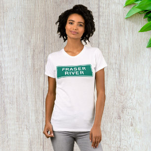 Fraser River Highway Sign British Columbia Kanada T-Shirt