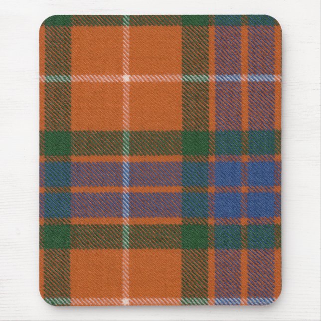 Fraser roter alter Tartan Mousepad (Vorne)