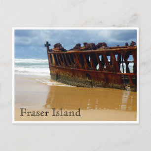 Fraser-Schiffswrack Postkarte