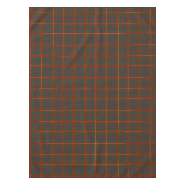 Fraser Scottish Clan Kariert Tartan Tischdecke (Vorderseite)