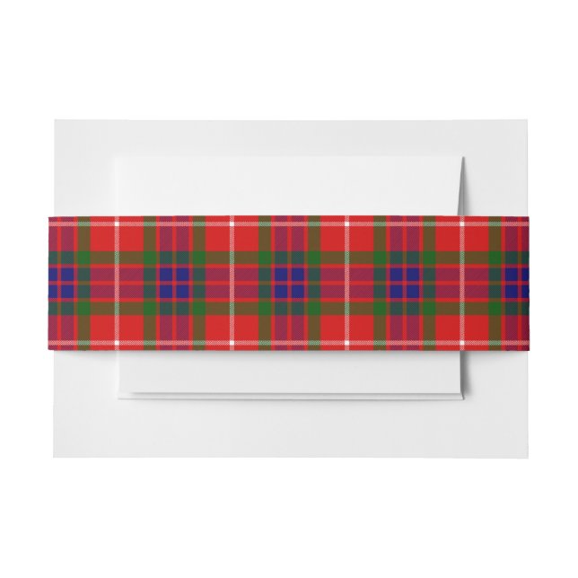 Fraser Scottish Tartan Belly Band (Vorderseite Beispiel)