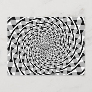 Fraser-Spiralillusion Postkarte