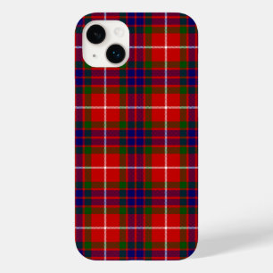 Fraser tartan red blue lila kariert Case-Mate iPhone 14 plus hülle