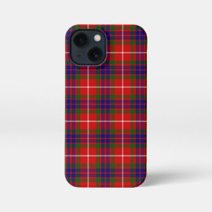 Fraser tartan red blue lila kariert iPhone 13 mini hülle