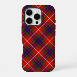 Fraser Tartan rot grün blau violett Karo iPhone 16 Pro Hülle