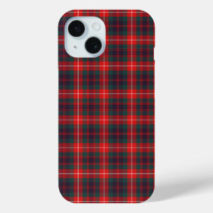 Fraser von Lovat Clan Red and Blue Modern Tartan Case-Mate iPhone Hülle