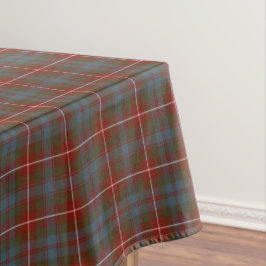 Fraser von Lovat Mute Red and Blue Tartan Tischdecke