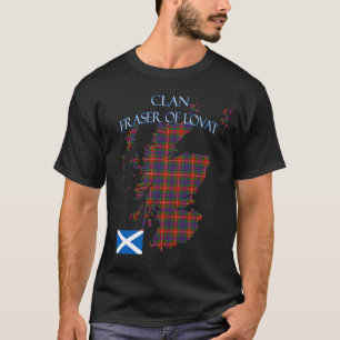 Fraser von Lovat Scottish Clan Tartan Scotland T-Shirt
