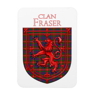 Fraser von Lovat Tartan Scottish Kariert Magnet