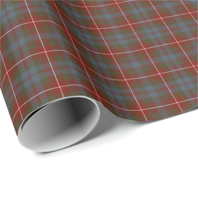 Fraser von Lovat Weathered Clan Tartan Geschenkpapier (Rolleneckpunkt)