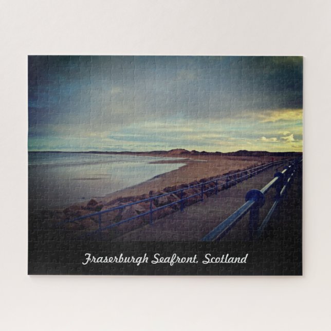Fraserburgh Bay Seafront Walk, Schottland Puzzle (Horizontal)