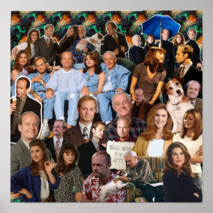 Frasier-Collage Poster