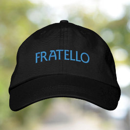Fratello italienisches Geschenk für Bruder Bestickte Baseballkappe
