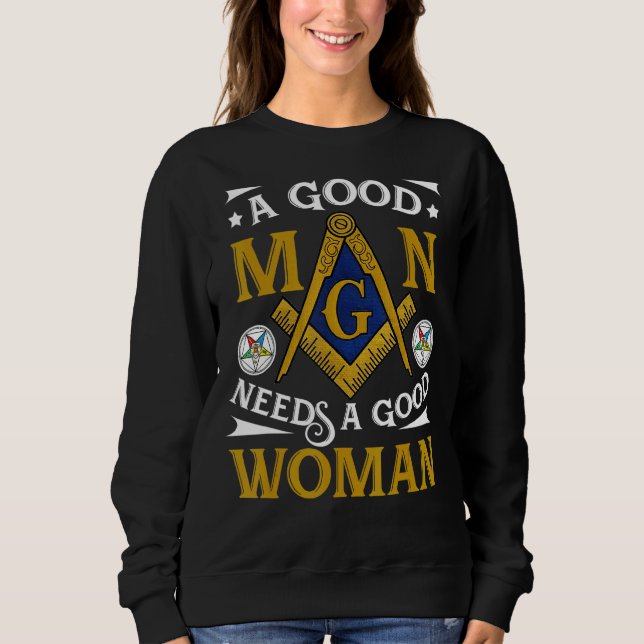 Fraternal & Masonic Freimaurerei Kleidung Sweatshirt (Vorderseite)