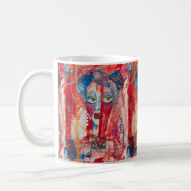 "Frau (104)" Kaffeetasse (Links)