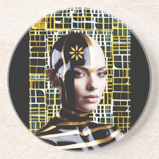 Frau 1 getränkeuntersetzer (Vorne)